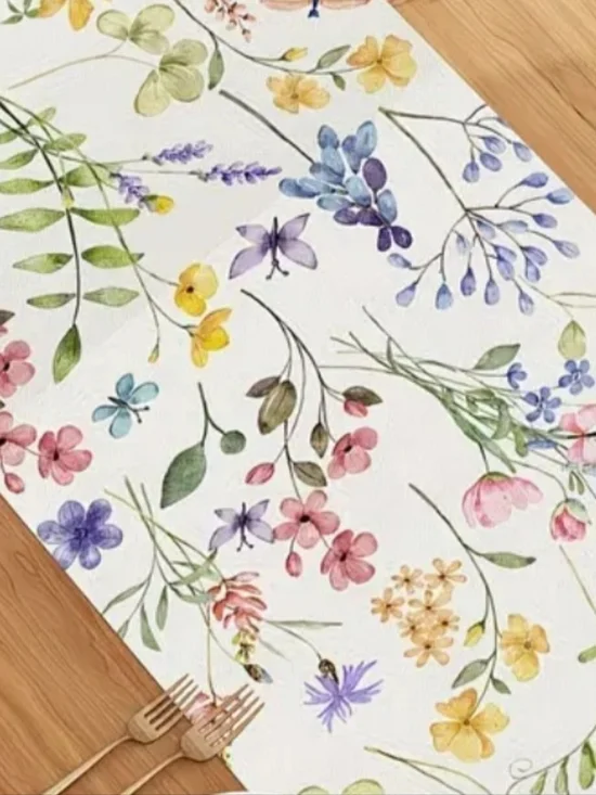 Spring Flower Table Runner - Picture 4 of 5